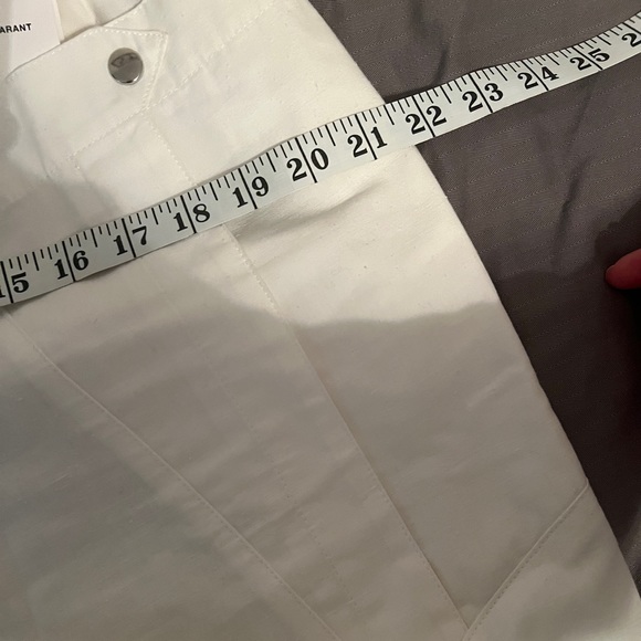 Size 8 Isabel Marant 100% cotton pants. High rise, deep pockets & super classy! - Picture 4 of 11